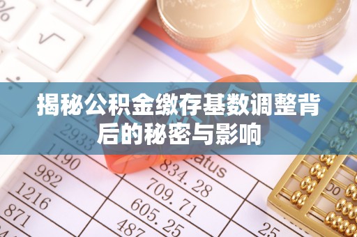 阳东揭秘公积金缴存基数调整背后的秘密与影响