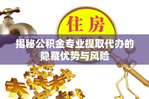 阳东揭秘公积金专业提取代办的隐藏优势与风险