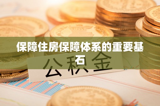 阳东保障住房保障体系的重要基石